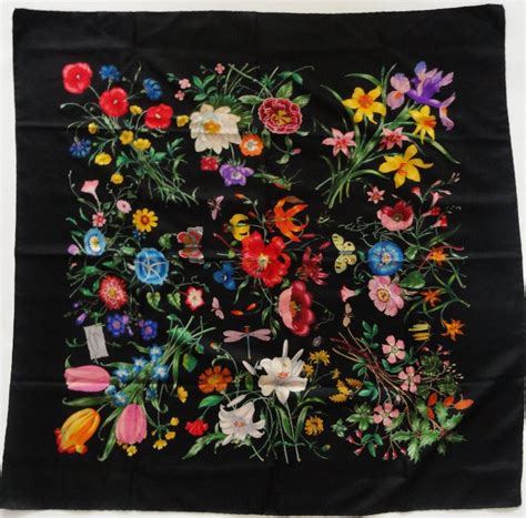 gucci flora scarf princess grace|gucci scarf with flowers.